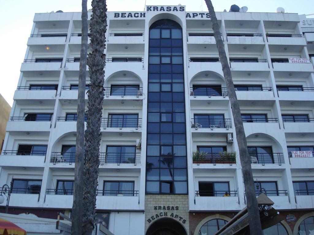 Krasas Beach Apartments Lárnaca Exterior foto